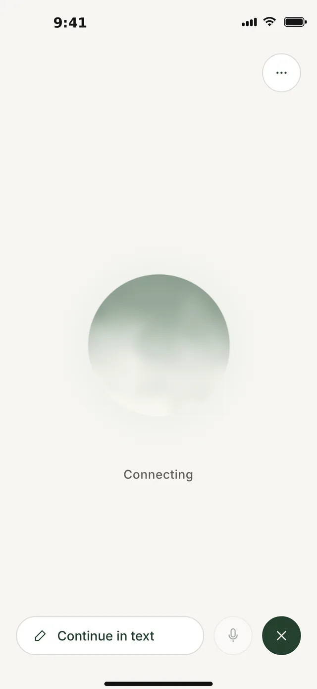 Voice: the CROWN voice orb, connecting